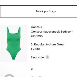 Aritzia babaton green bodysuit